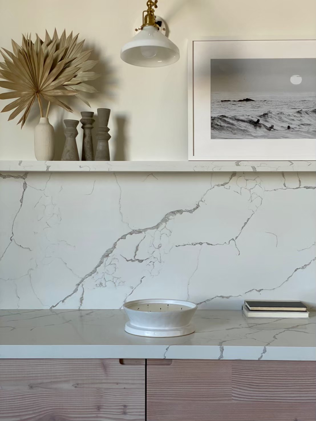 Mikado Quartz Artistry Meets Technology MQ218 Calacatta Tree